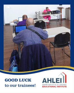 🍀 Good luck to our #AHLEI trainees taking their certification exam today! 

📌 Missed this training? Don't worry, we host multiple throughout the year. 

💯 Earn your hospitality accreditation in ONE WEEK 

✅Conflict resolution
✅Anticipating guest needs
✅Industry core values and ethics

Sign up with your job counselor or call 202-667-8970