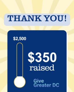 💙 Thank you to our donors who participated in #GiveGreaterDC on May 12

🎉 We were able to raise $350 to support workers obtaining industry certificates in #foodservice, #hospitality, and #informationtechnology

⏰ It's not too late to donate! Follow the link in our bio to participate the rest of May