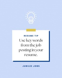 Need to revamp your #resume? 📄 Try using key words from the job posting in your resume.

Many employers use online screening tools to filter out resumes that don't match key words from the job description. Beat the algorithm and make yourself stand out 💯